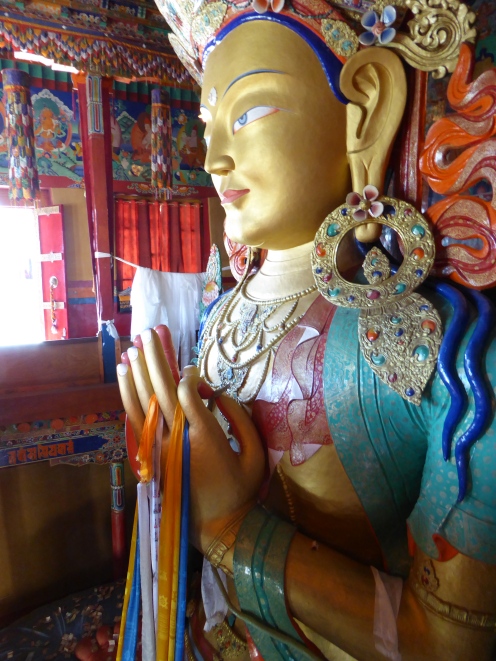 Buddha statue at Thiksey Monastery