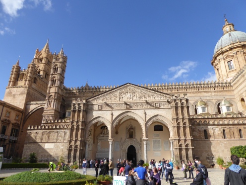 Italy - Sicily - Palermo - Cathedral of Palermo - Front view ''